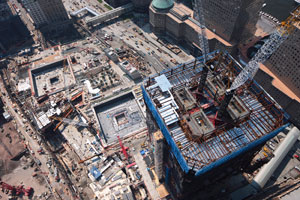 At World Trade Center Site, Progress at Last