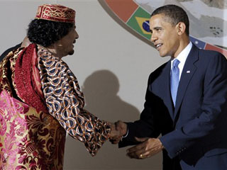 But Barack, Gaddafi Supported You!