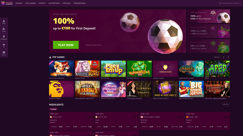 Reseña del Casino Malina: Nuestra Opinión